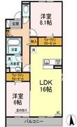 写真:ブレイン-ゾーンⅡ 3階301の間取図