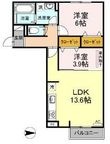 アリエッタ湯野の間取図