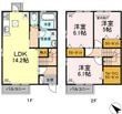 サンブライト春日 A棟の間取図