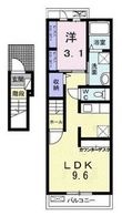 めぞん春日 Ⅱの間取図
