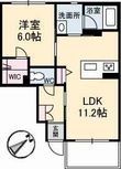 Dear Court新涯(ディアコートシンガイ)の間取図