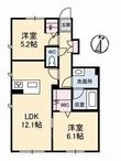 シャーメゾンファンスタの間取図