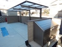 専用ごみ場　駐輪場