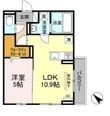 ヴィラ・シトラス沖野上Ⅰの間取図