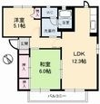 ローズタウン 2番館の間取図