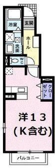ピアコートⅡの間取図
