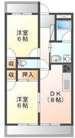 パークサイド西町の間取図