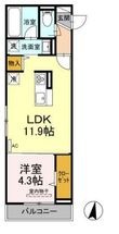 D-residence西町の間取図