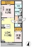 メラヴィリア昭和町の間取図