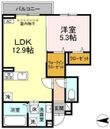 D-ROOM川北の間取図