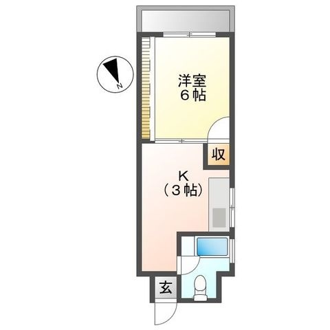 拡大写真:長崎市宿町 305の間取り