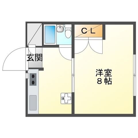 拡大写真：長崎市界２丁目 101の間取り
