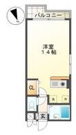 長崎市中川2丁目の間取図