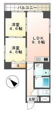 長崎市万屋町の間取図