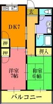 ハチブセ高槻の間取図
