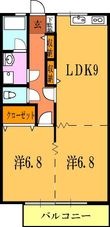 高槻市桜ケ丘南町の間取図