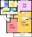 高槻市赤大路町の間取図