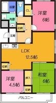 高槻市辻子1丁目の間取図