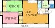 高槻市西町の間取図