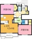 高槻市唐崎西2丁目の間取図