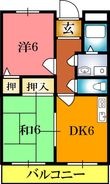 茨木市東太田2丁目の間取図