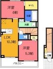 高槻市芝生町1丁目の間取図
