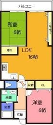 高槻市富田町1丁目の間取図
