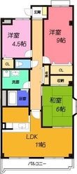 茨木市中河原町の間取図