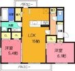 茨木市中河原町の間取図