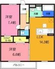 茨木市耳原1丁目の間取図