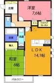 茨木市耳原1丁目の間取図
