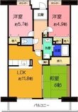 茨木市三島丘2丁目の間取図