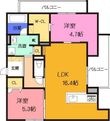 高槻市寿町1丁目の間取図