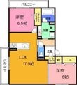 高槻市寿町1丁目の間取図