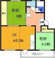 高槻市玉川2丁目の間取図