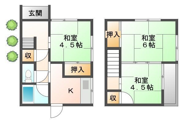 拡大写真:宇和島市賀古町1丁目 002の間取り