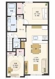 プレミアス京町ⅡA棟の間取図