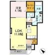 倉吉市福吉町の間取図