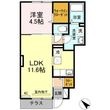 倉吉市福吉町の間取図