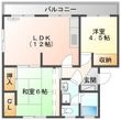 ハイツ向鶴A棟の間取図