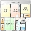 ハイツ向鶴A棟の間取図