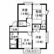 フレグランス阿賀南D棟の間取図