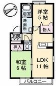 アーネスト・Ｋ１の間取図