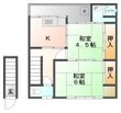 檜垣アパートの間取図