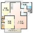 ハイツ向鶴B棟の間取図