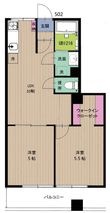 Villa City Sanjyoの間取図