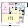 ボヌール Aの間取図