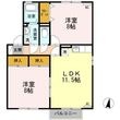 アビタシオンⅡの間取図