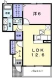 焼山・沖田レジデンスBの間取図