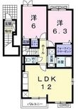 ブルック・サイド Bの間取図